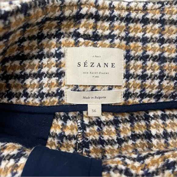 Sezane Tweed Multicolor Shorts - Picture 3 of 5